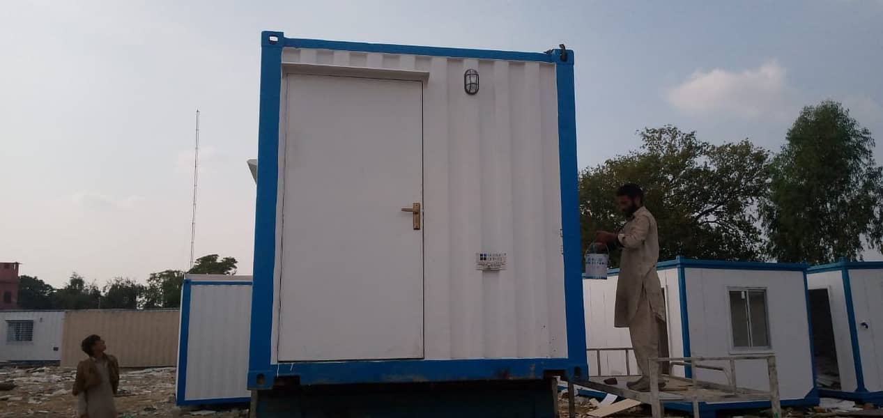 security cabin prefab portable toilet site office container office 7