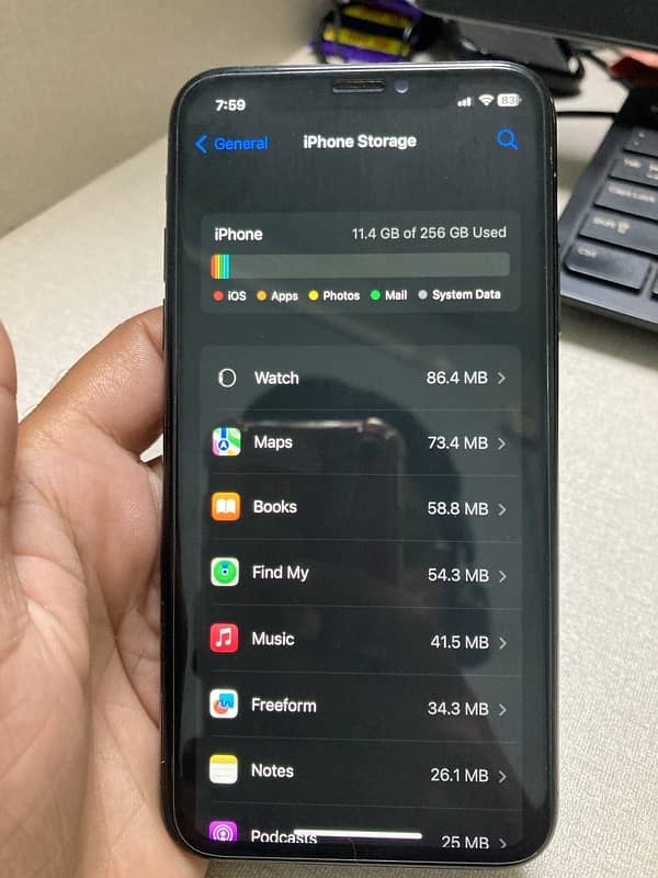 Apple iphone X black 256GB (PTA approved) 8