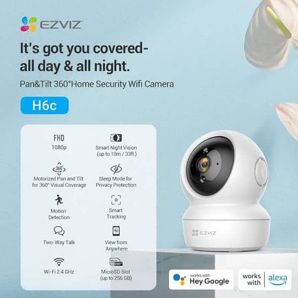 EZVIZ Wifi Security Camera 1 year warranty 2