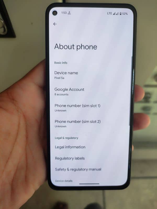 Google Pixel 5a 5g  6gb 128gb 0