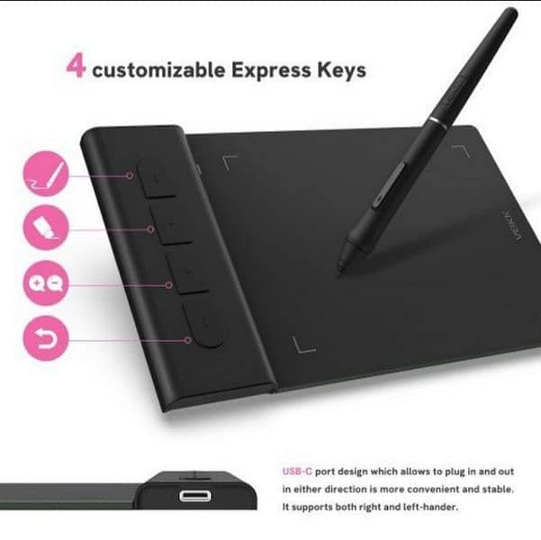 Veikk V430 4x3 inch Graphic drawing Tablet 0