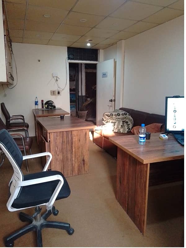 Fully Furnished Area 230 Square Feet Office Available For Rent Real Pictures In Main Boulevard Road Gulberg 3 Lahore 0