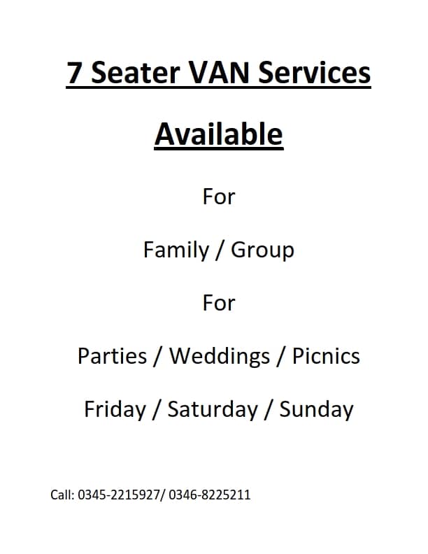 VAN Services Available 1