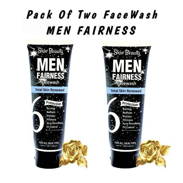 Men's Fairness Face wash 200 ml, Pack Of 2 0