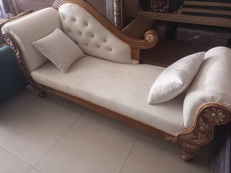 dewan \ sofa \ wooden dewan \ 3 seater sofa \ sofa dewan for sale 2