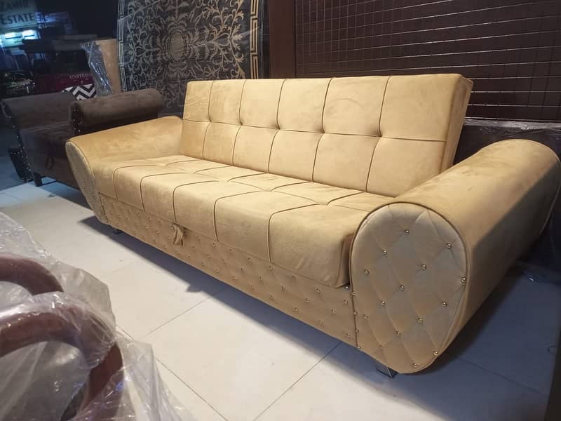 sofa \ sofa bed \ sofa cum bed \ velvet sofa cumbed for sale 1