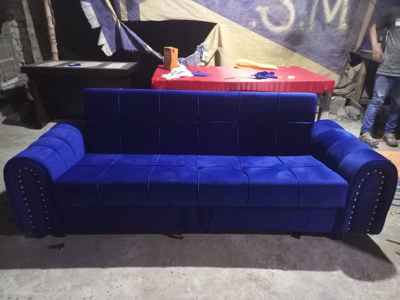 sofa \ sofa bed \ sofa cum bed \ velvet sofa cumbed for sale 3