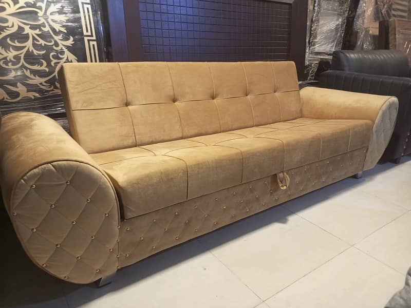 sofa \ sofa bed \ sofa cum bed \ velvet sofa cumbed for sale 4