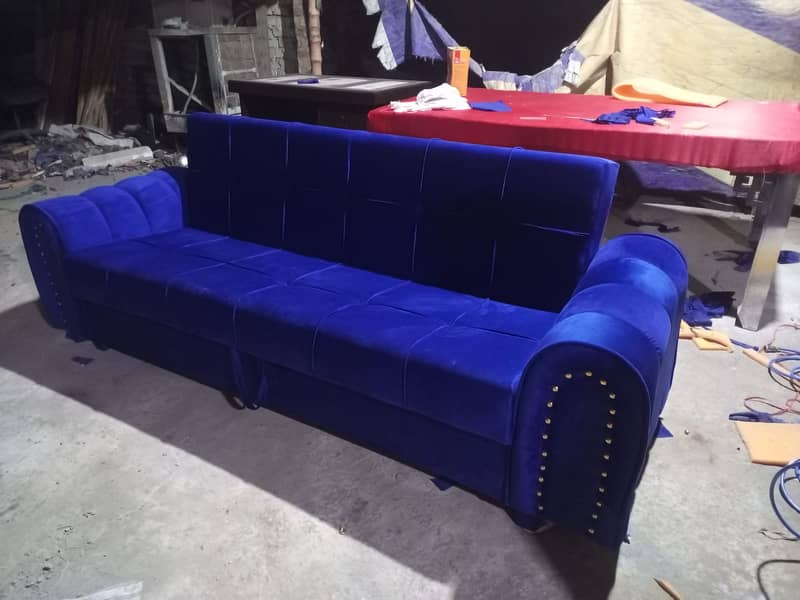 sofa \ sofa bed \ sofa cum bed \ velvet sofa cumbed for sale 5