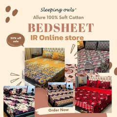 Bed sheet/ Cotton bed sheet/ Printed bed sheet/Double bed sheet set/