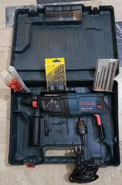 Drill Machine with Free Accessories For Sale, BOSCH GBH 2-26 DRE