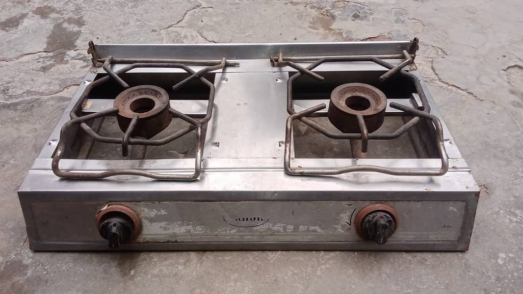 Double Burner Commercial Stove for Sale/Gas Cholha for Sale 0