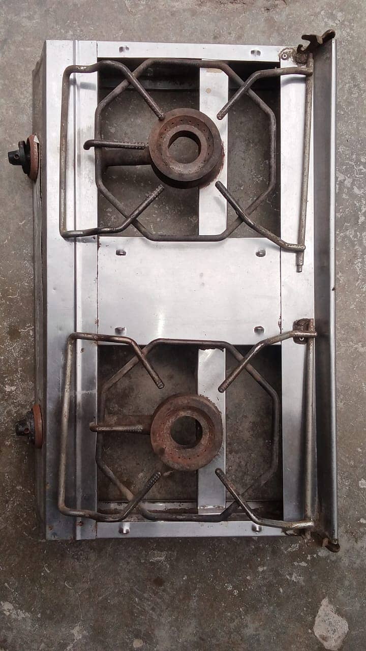 Double Burner Commercial Stove for Sale/Gas Cholha for Sale 1