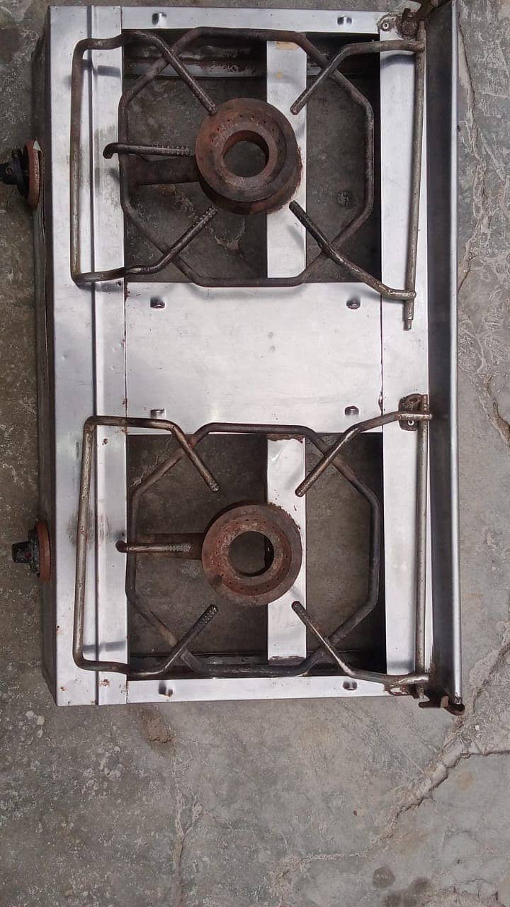 Double Burner Commercial Stove for Sale/Gas Cholha for Sale 2