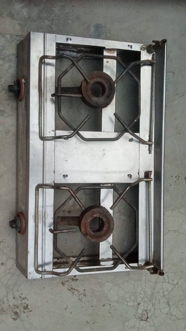 Double Burner Commercial Stove for Sale/Gas Cholha for Sale 3