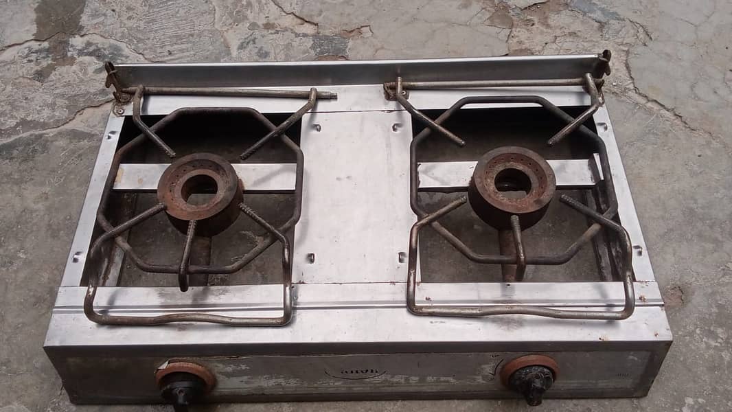 Double Burner Commercial Stove for Sale/Gas Cholha for Sale 7