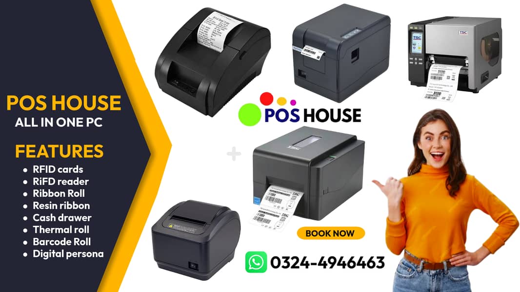 POS Printers,Thermal printers,Barcode scanners,barcode printer 0