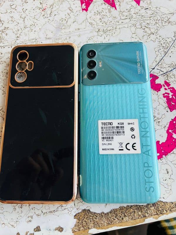 Tecno spark 8pro 4.64GB All Ok with Original Box and charger 10/10 2