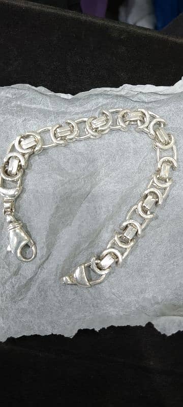 Italian Silver and gold bracelets and chains  imported for men & women 0