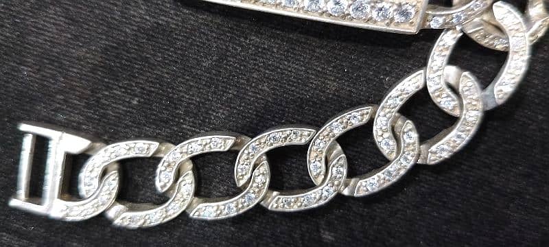 Italian Silver and gold bracelets and chains  imported for men & women 2