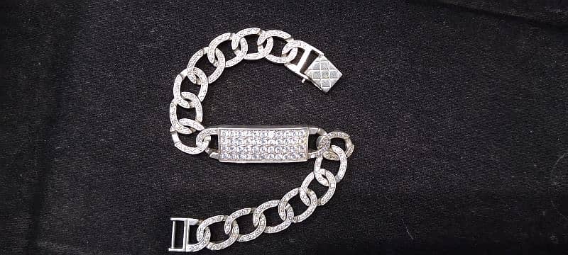 Italian Silver and gold bracelets and chains  imported for men & women 4