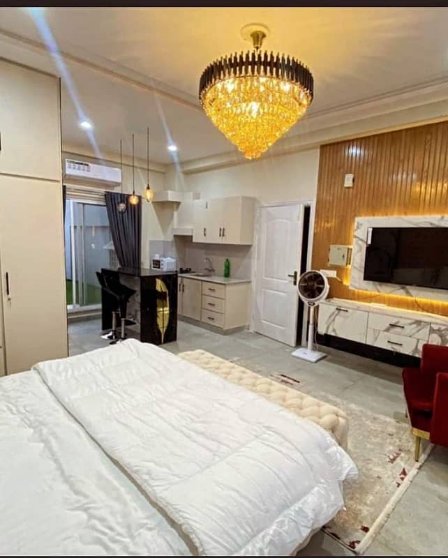 Luxury Furnished 1 Bedroom flat For Perday or Perweek in Islamabad 4