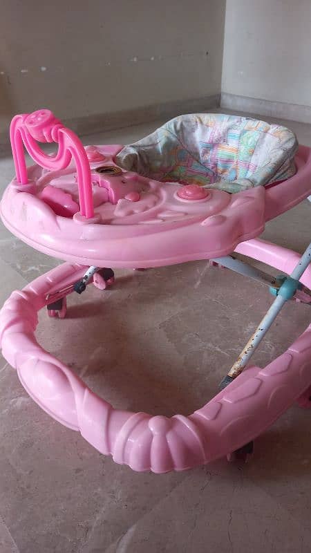 Pink Baby walker 2