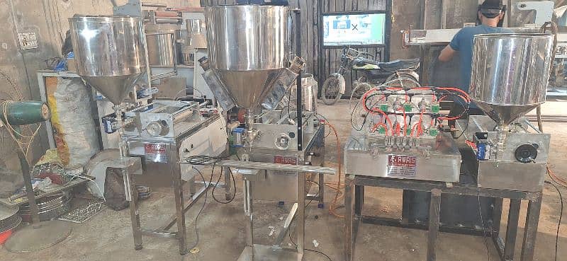 Filling Machine For Liquid Paste Lotion Cream Paste and Thick items 9