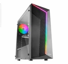 RGB Pc Casing   +  4  transparent rgb fans