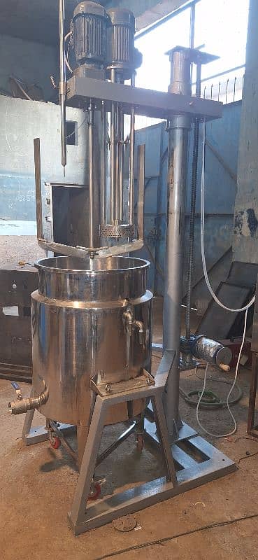 Liquid Mixer in Stainless Steel Food Grade Non Magnit with Tamperature 18