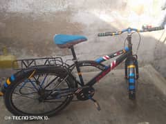 bicycle in black colour paint and condition is good