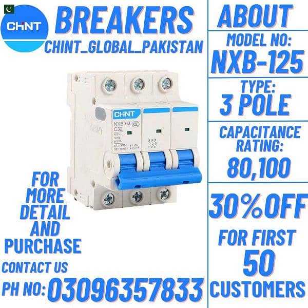 Chint breakers , contractors , spds 4