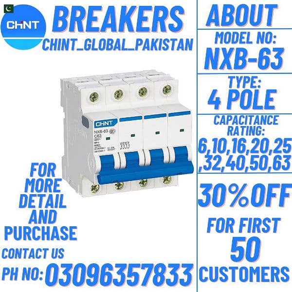 Chint breakers , contractors , spds 5