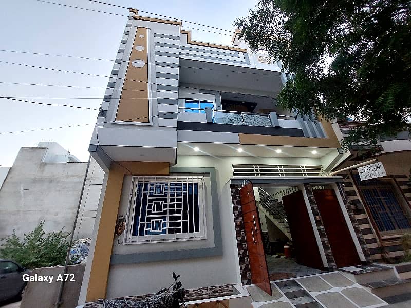 120 Yards Beautiful House Double Storey Sale In Block-4, Saadi Town TARIQ 1