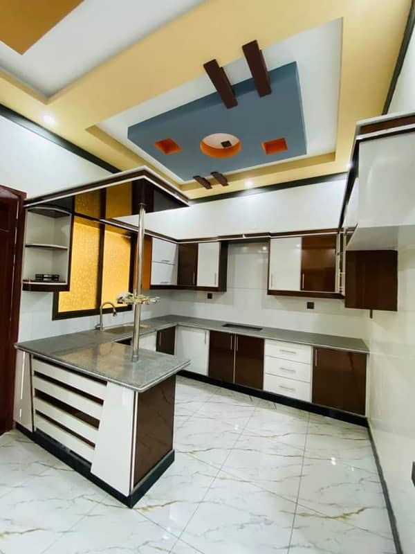 120 Yards Beautiful House Double Storey Sale In Block-4, Saadi Town TARIQ 14