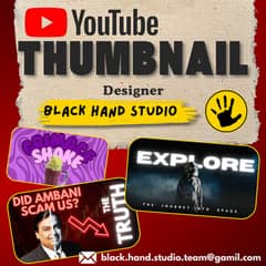 Youtube Thumbnail Designer available