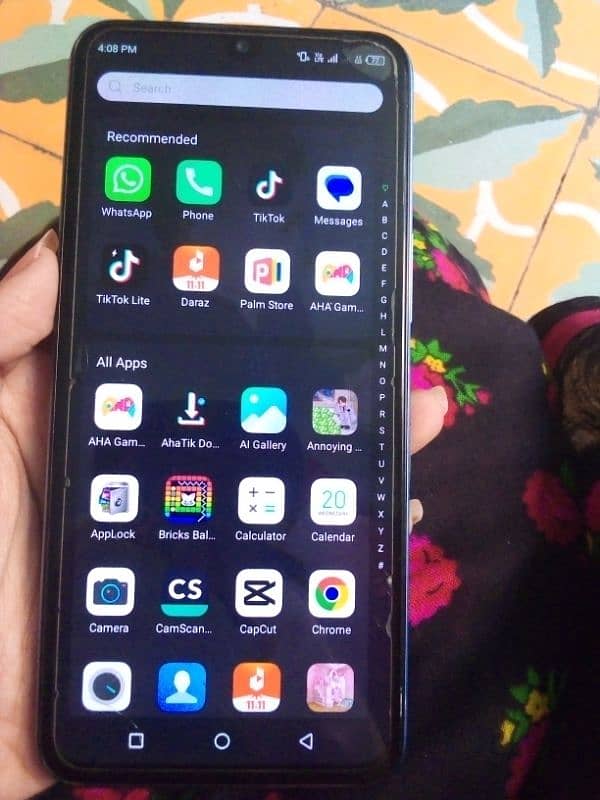 Infinix set note 12 good condition complete Saman with box 0