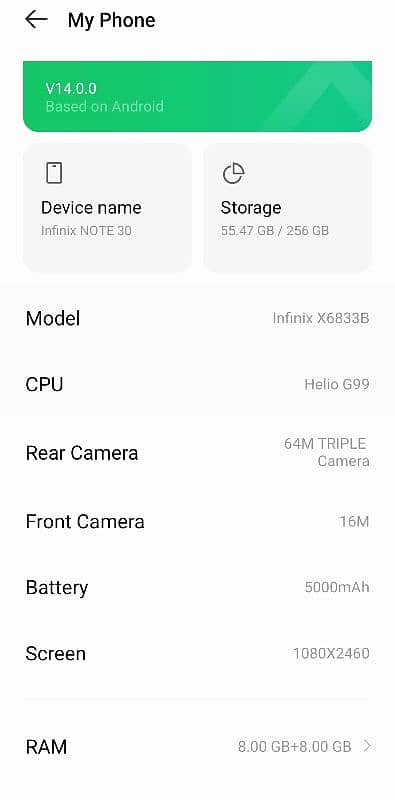 Infinix Note 30 for sale 0