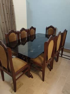 8 seater sheesham wood dinning table