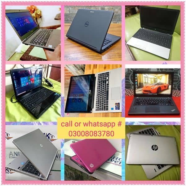 Laptops available in 10/10 condition imported stock not local used 0