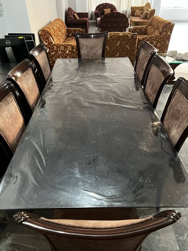 Mercury glass 8 person dinning table 4