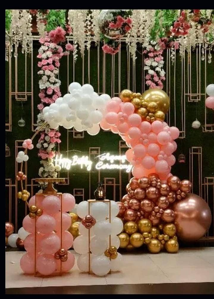 BALooN decor/birthday party/Office decoration/Catering/ Dj/Lightning 11