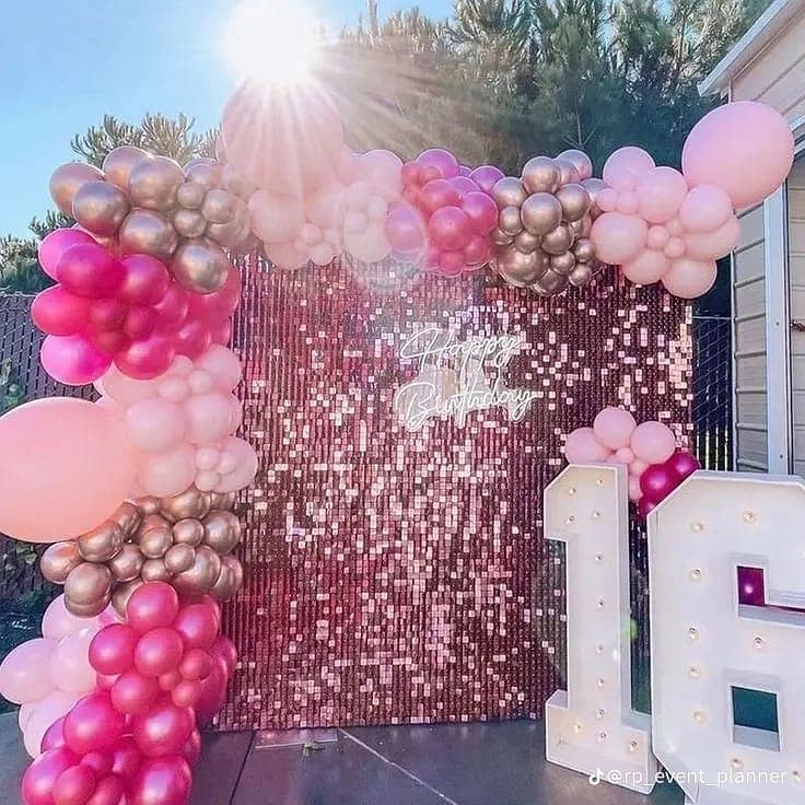 BALooN decor/birthday party/Office decoration/Catering/ Dj/Lightning 12