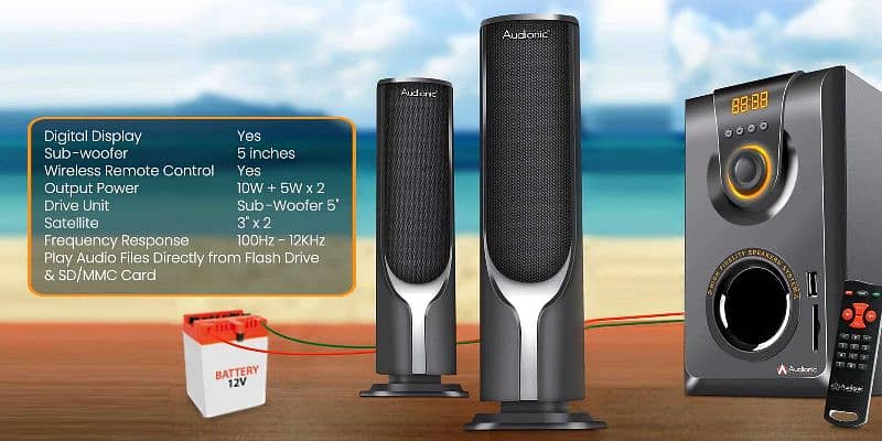 Audionic home theater system Bluetooth speaker 0