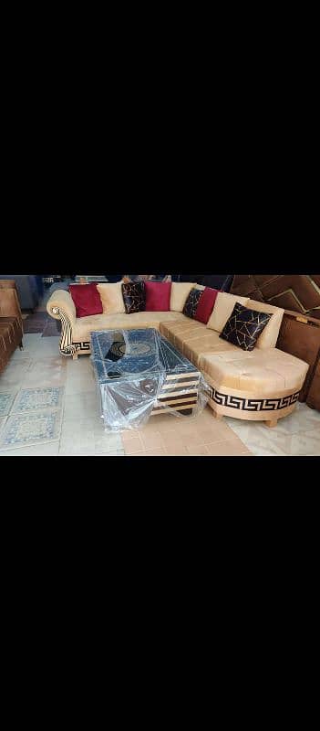 beautiful stylish L shaped corner 6 seater 1