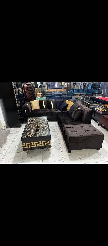 beautiful stylish L shaped corner 6 seater 2