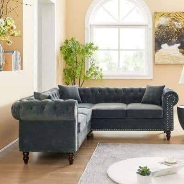 beautiful stylish L shaped corner 6 seater 4