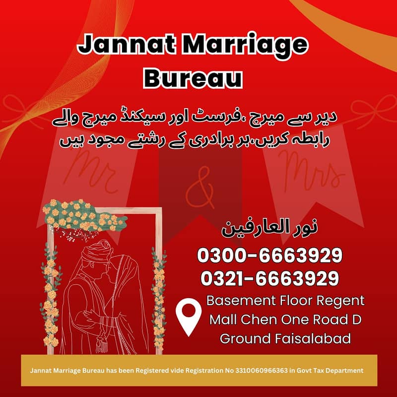 JANNAT MARRIAGE BUREAU & WIN ASSOCIATES (Consultancy Services) 0