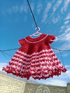 Crochet baby frock #crochetbabyfrock