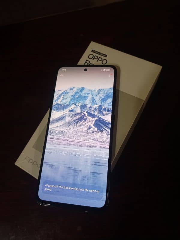 OPPO Reno 12f 8gb ram 256 gb room just box open exercises peck 1